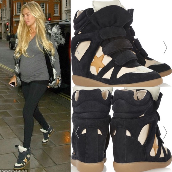 isabel marant platform sneakers